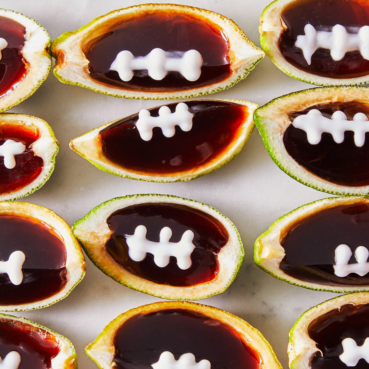 Football Jell-O Shots