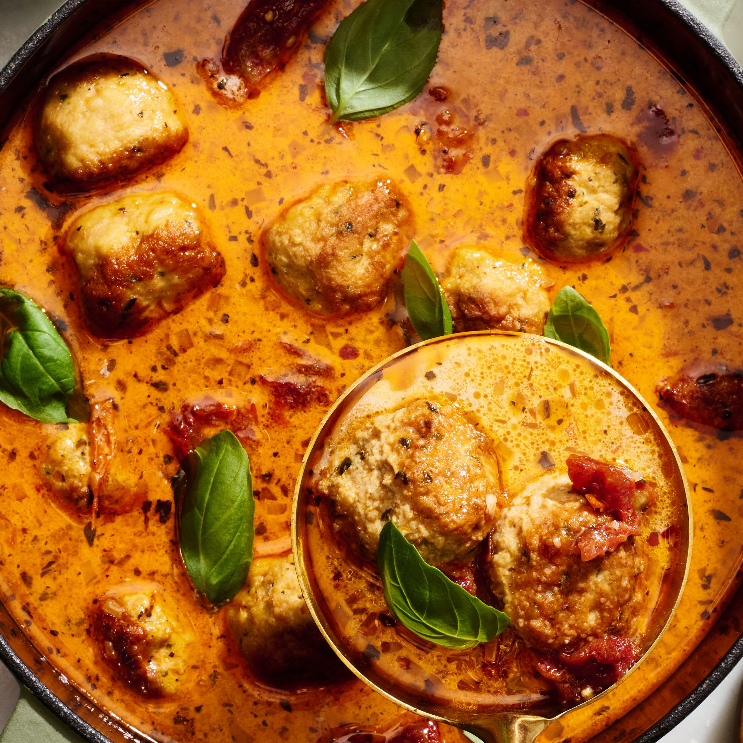 Marry Me Chicken Meatball Soup