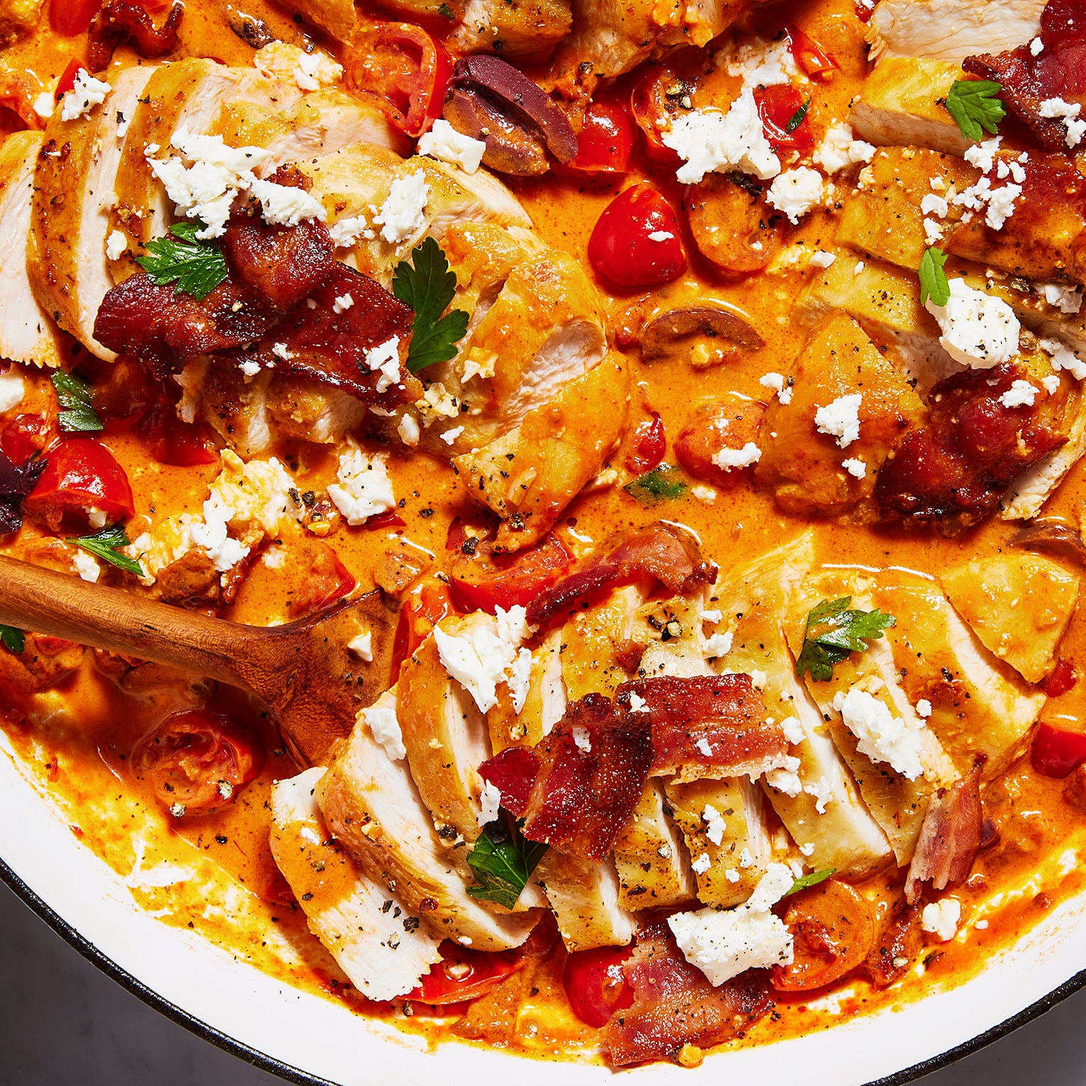 Creamy Feta & Tomato Chicken