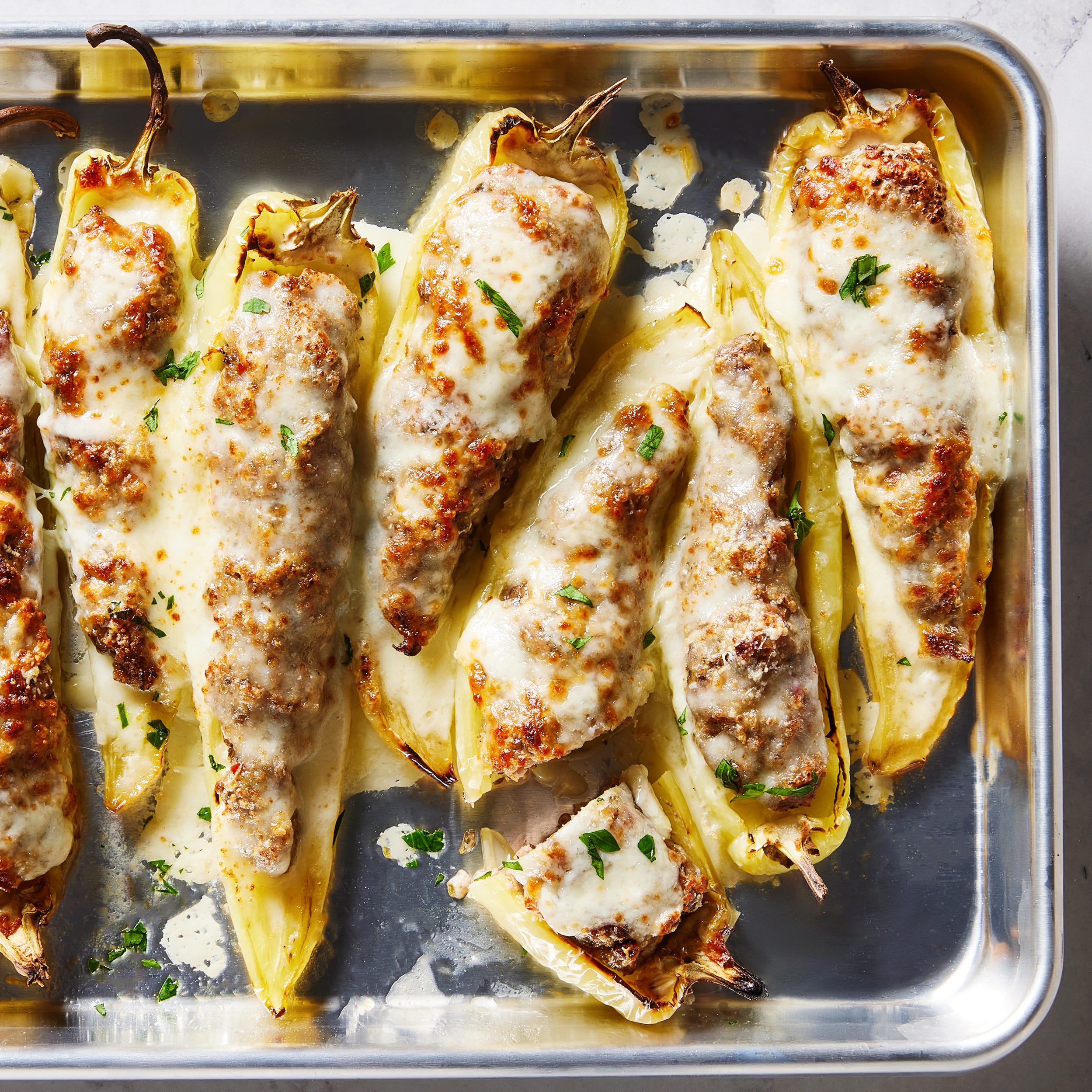 Stuffed Banana Peppers