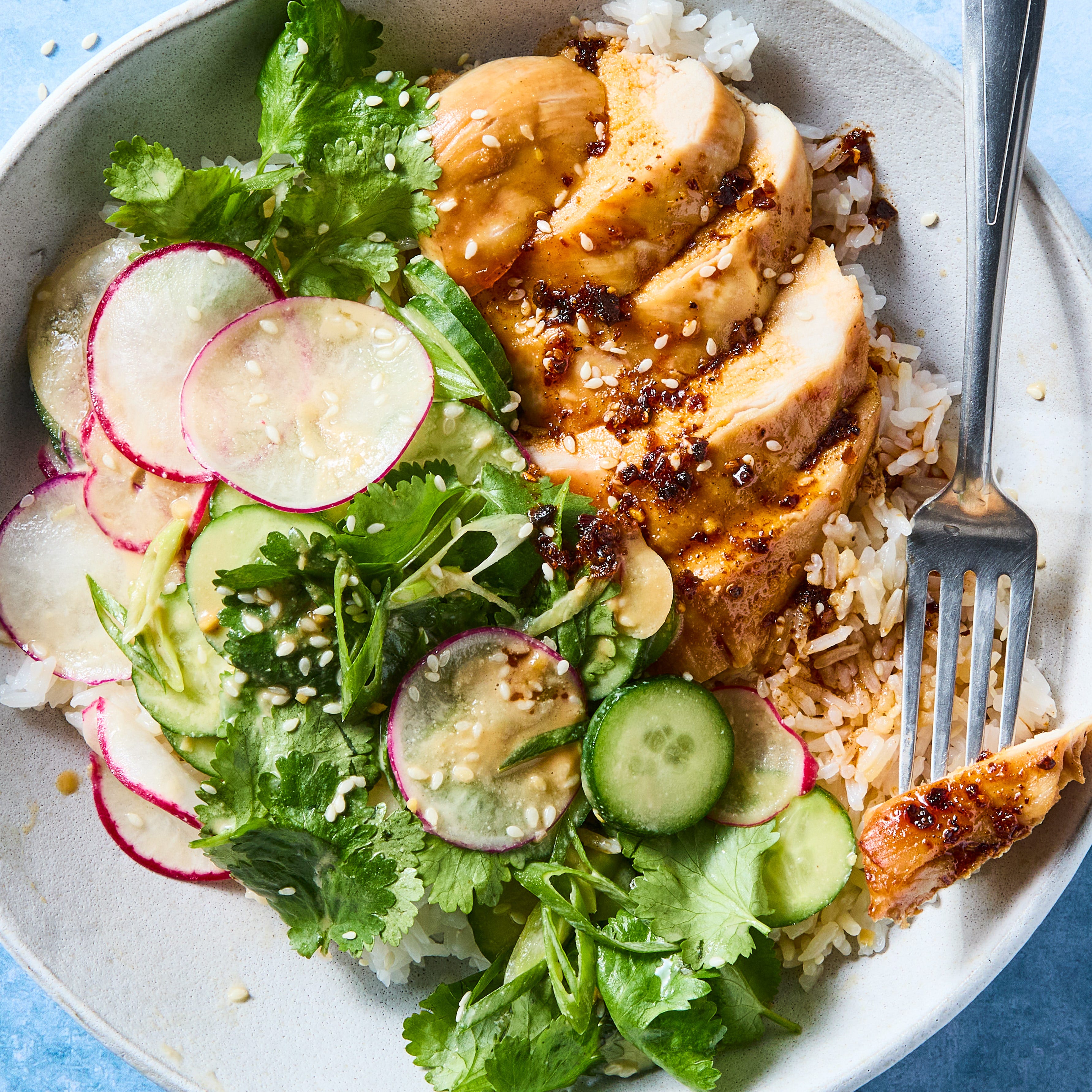 Sesame Ginger Chicken Bowls