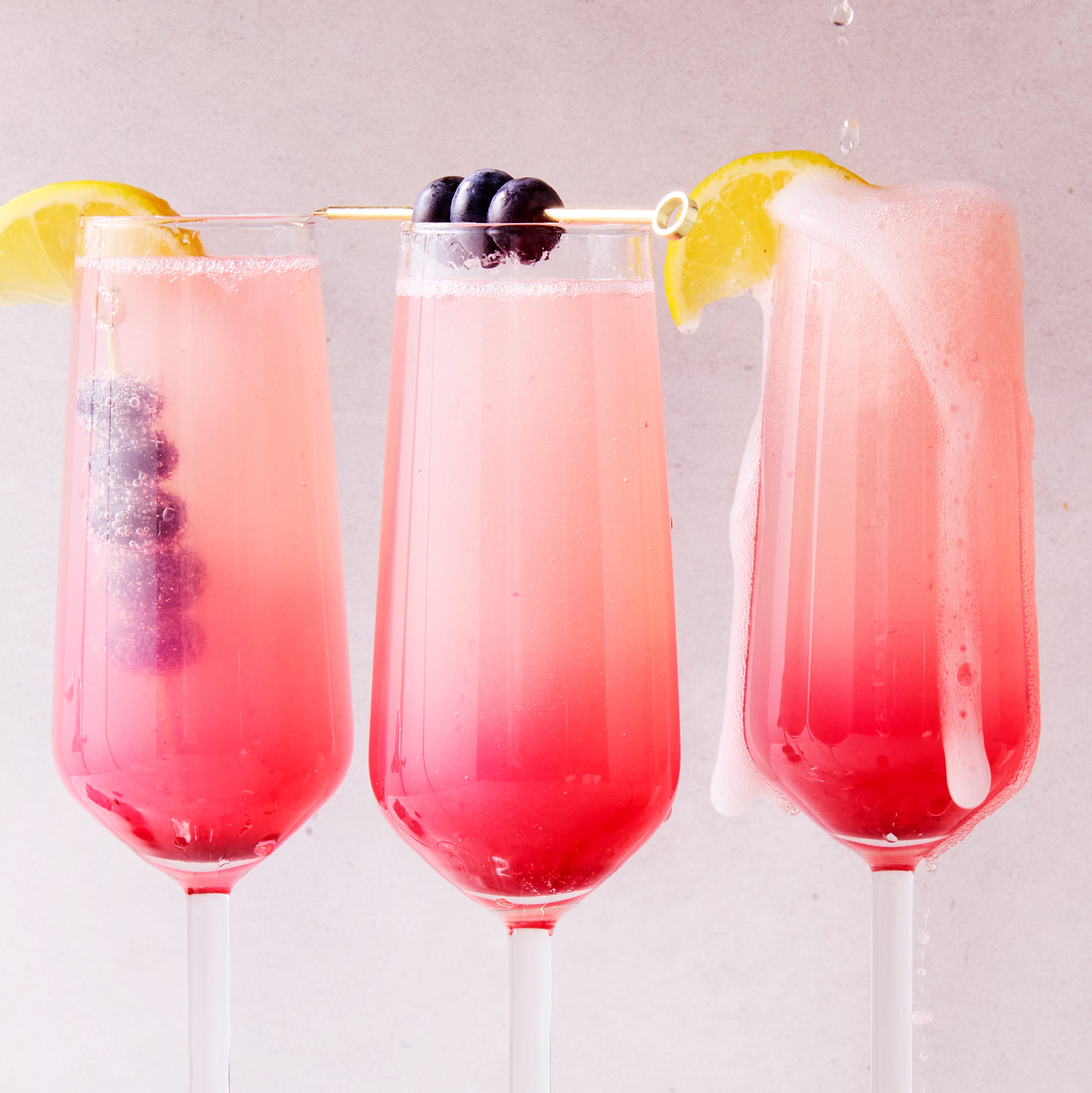 Lemon-Blueberry Mimosa