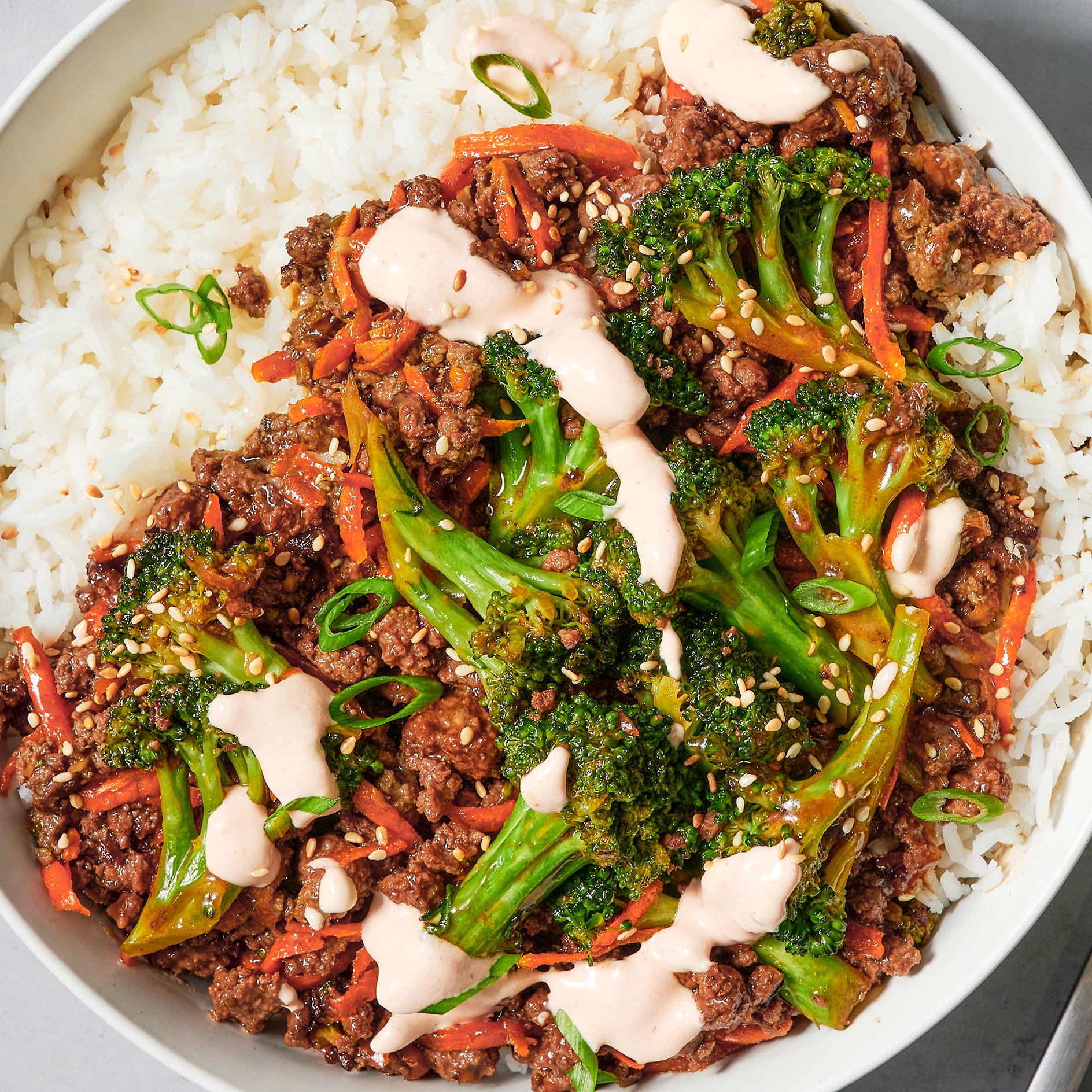 Ground Beef Stir-Fry Teriyaki Bowls Ground Beef Stir-Fry Teriyaki Bowls