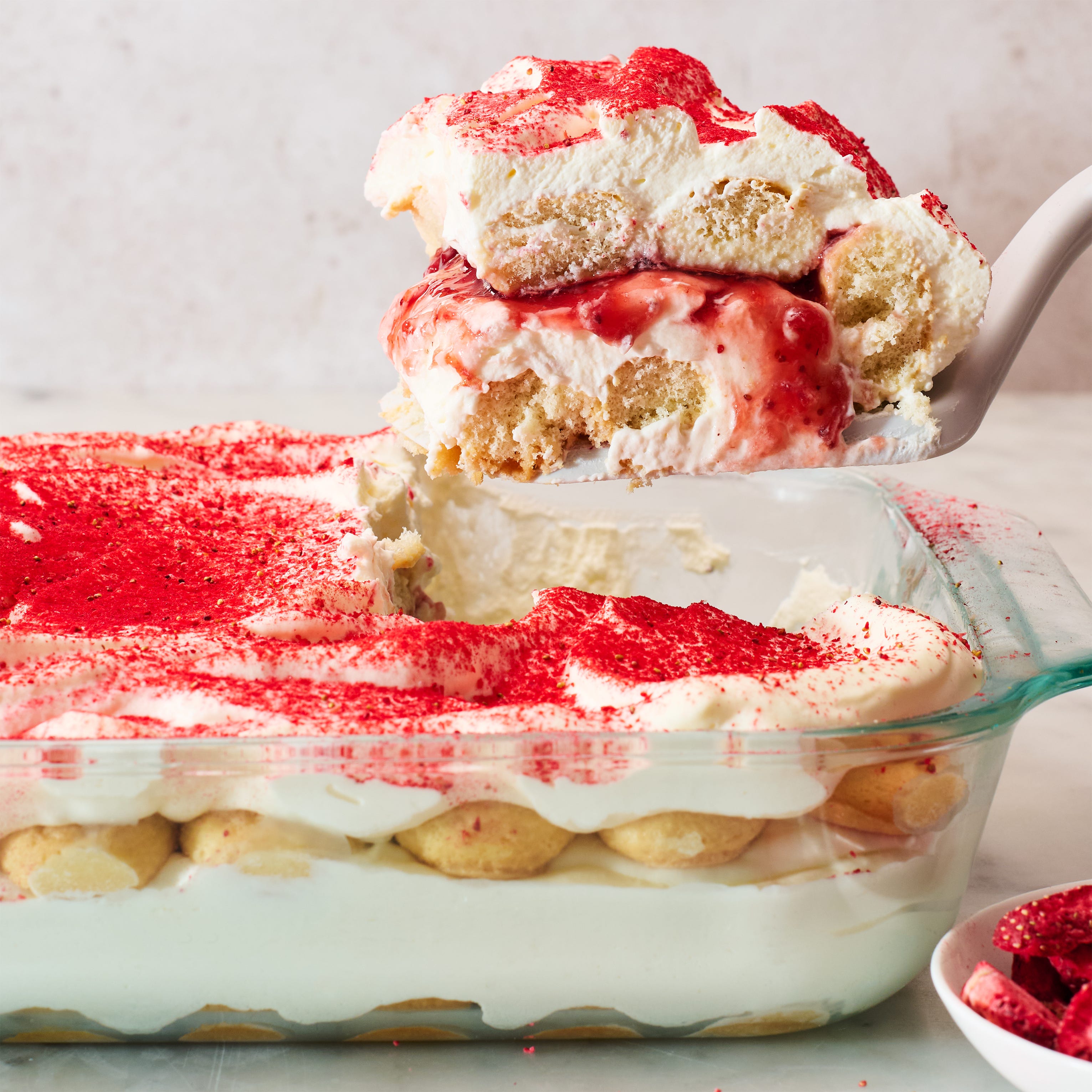 Strawberries & Cream Tiramisu