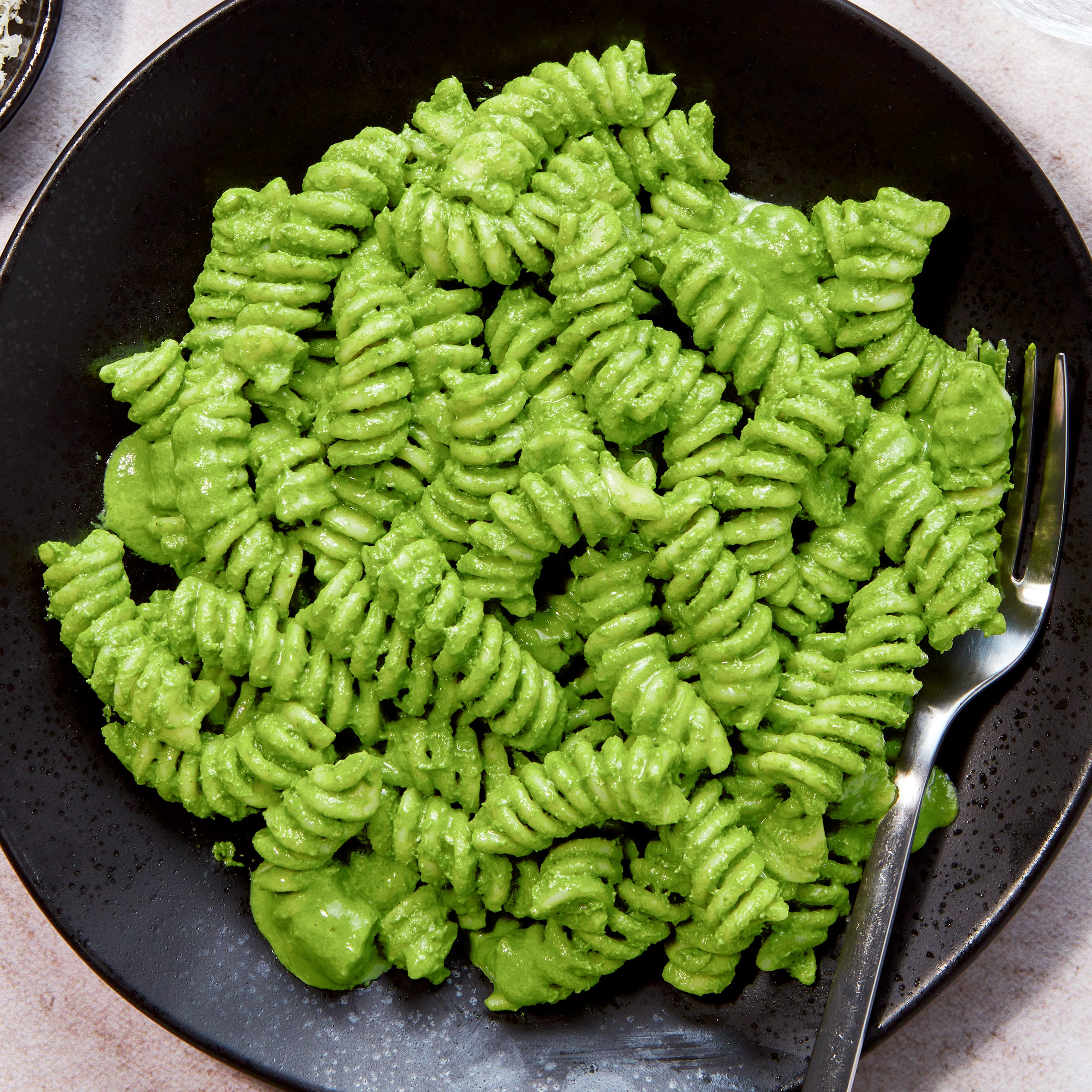 Creamy Spinach-Pesto Pasta