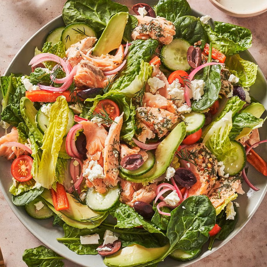 Greek Salmon Salad