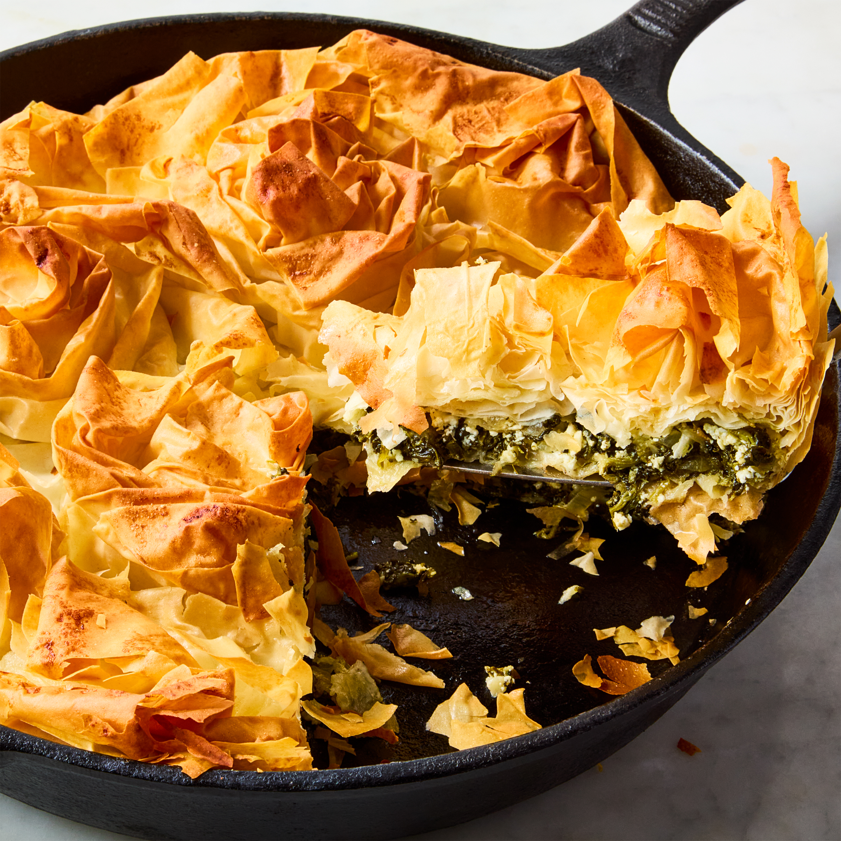 Skillet Spanakopita