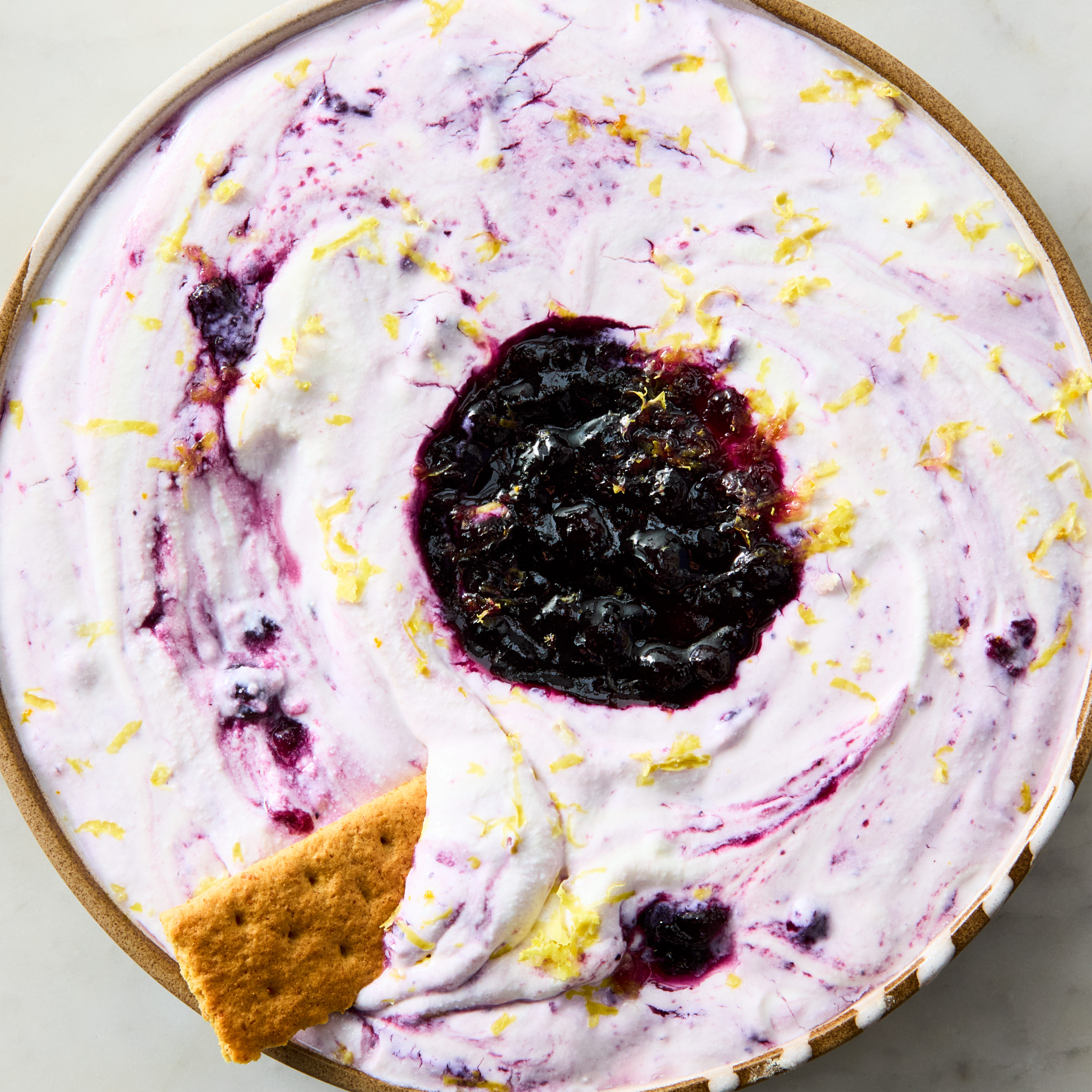 Lemon-Blueberry Whipped Cottage Cheese