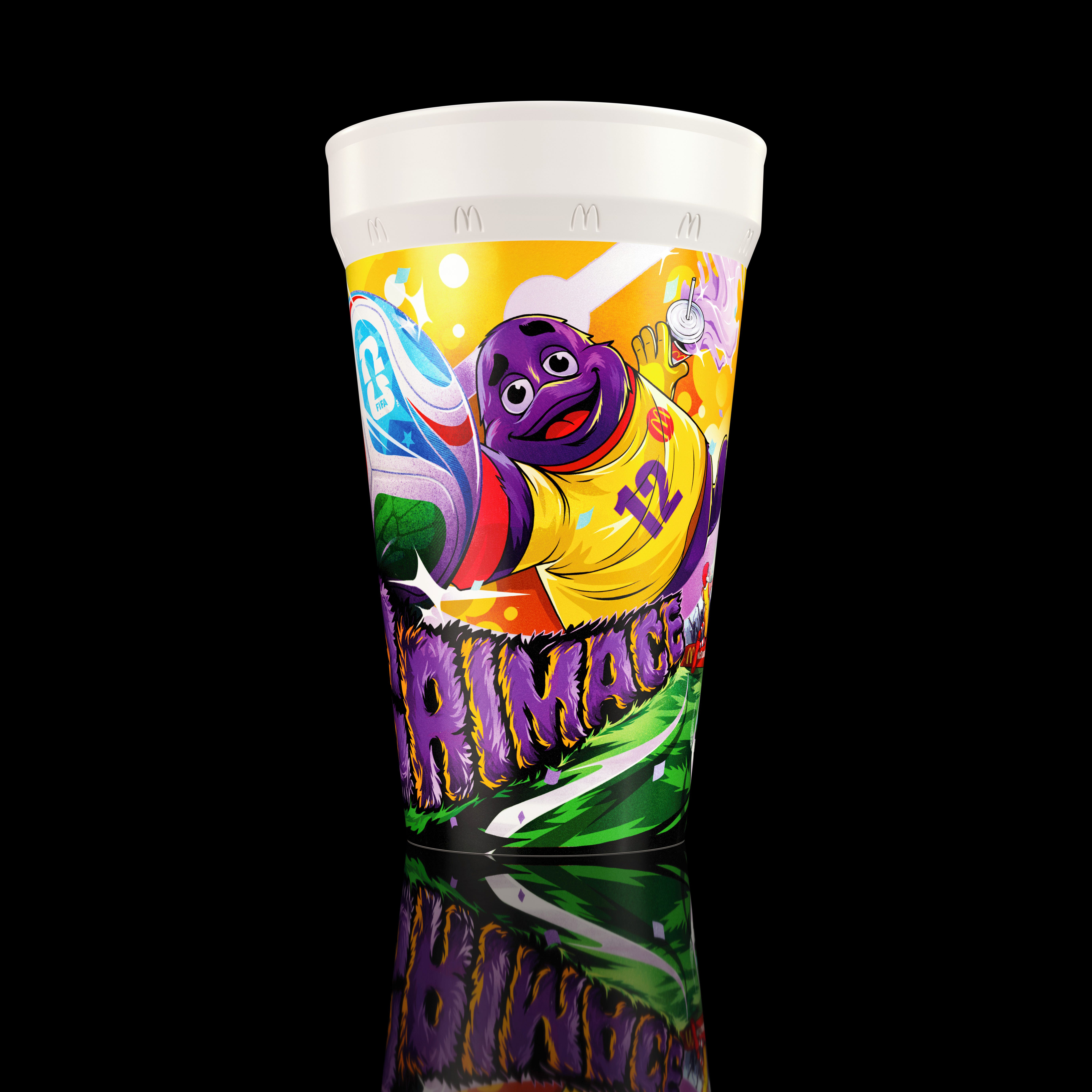 David Beckham, Grimace & More Star On McDonald’s New Collectible Cups—See The Lineup