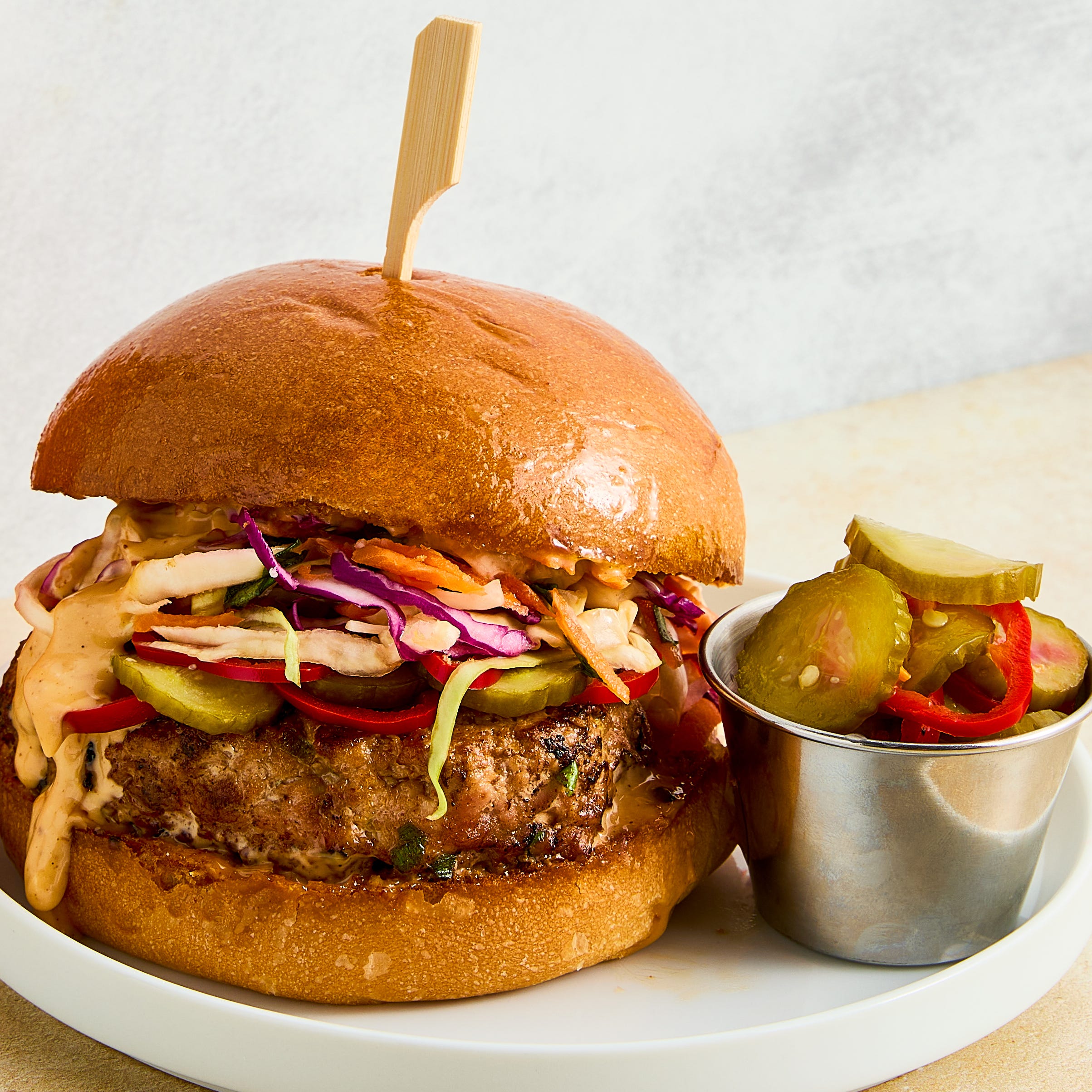 Thai Sweet Chili Turkey Burger