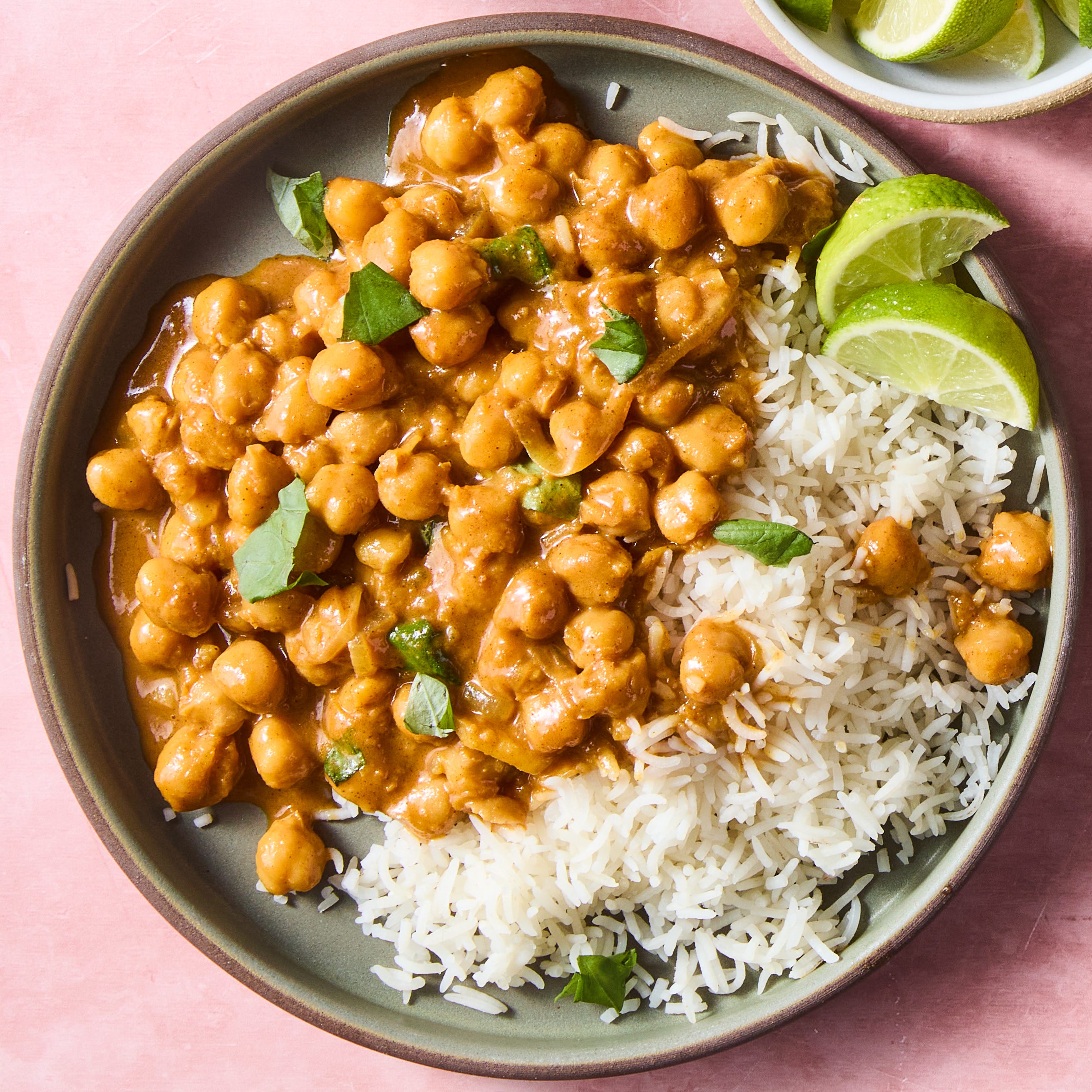 Creamy Coconut-Lime Chickpea Skillet