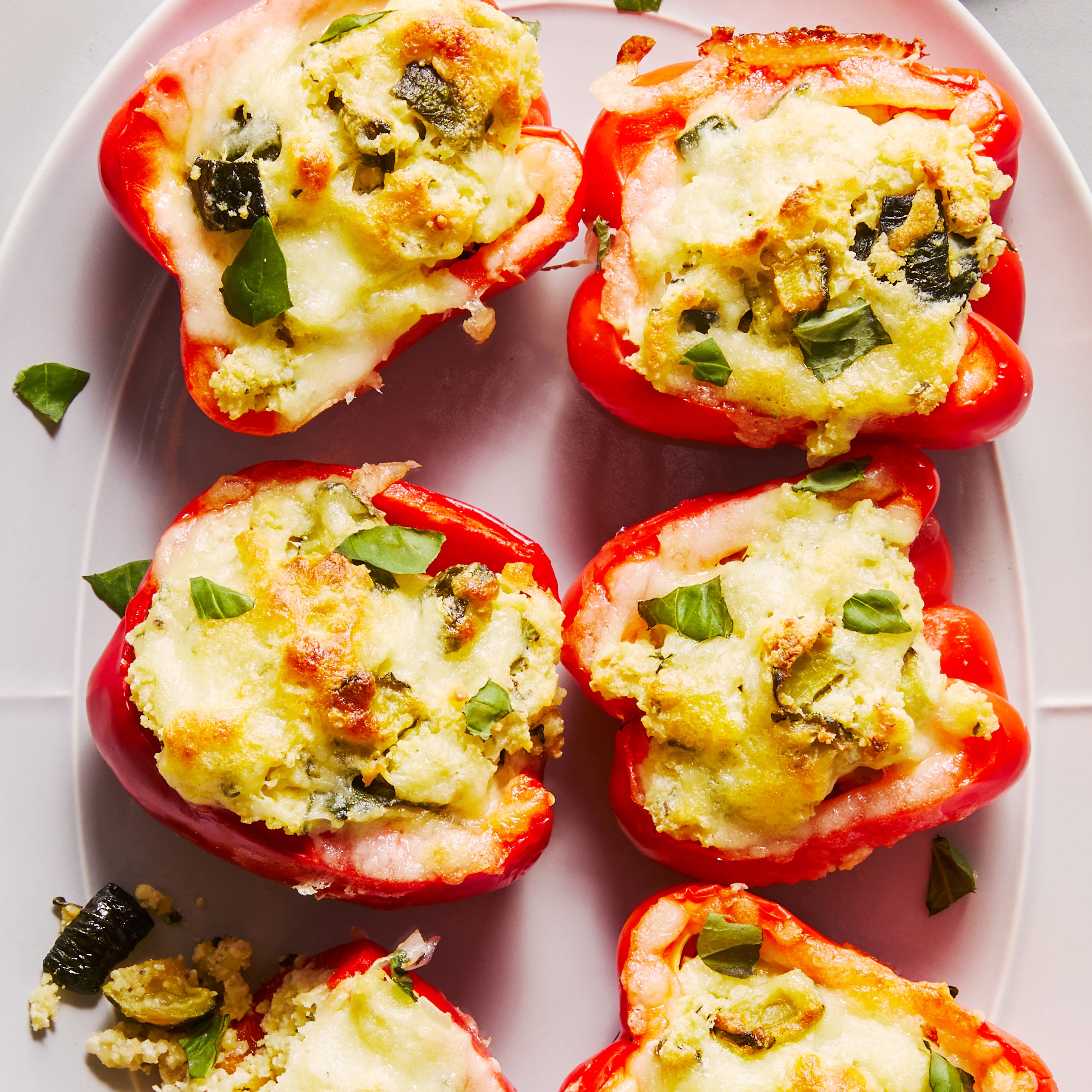 Roasted Ricotta Stuffed Peppers Roasted Ricotta Stuffed Peppers