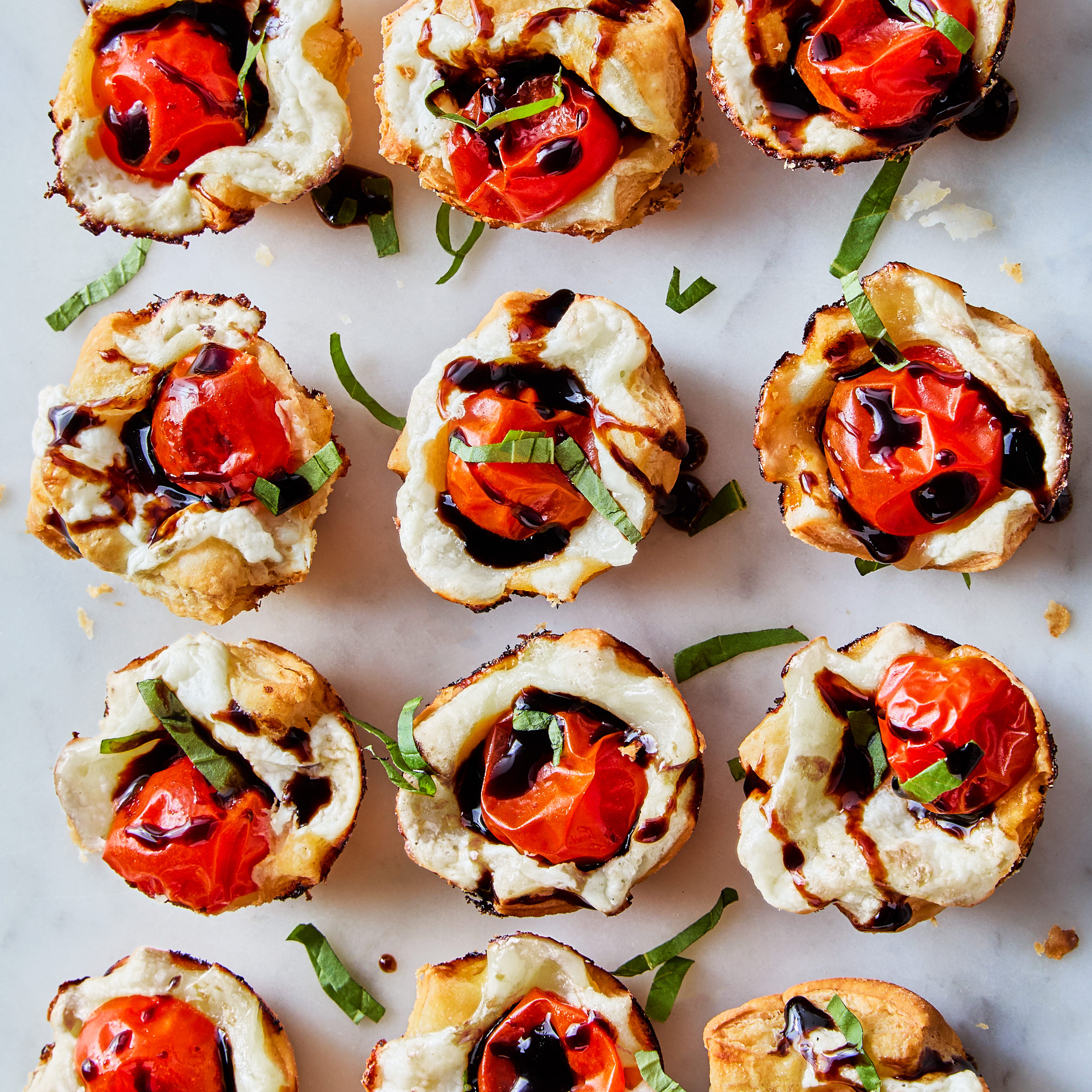 Baked Caprese Bites Baked Caprese Bites