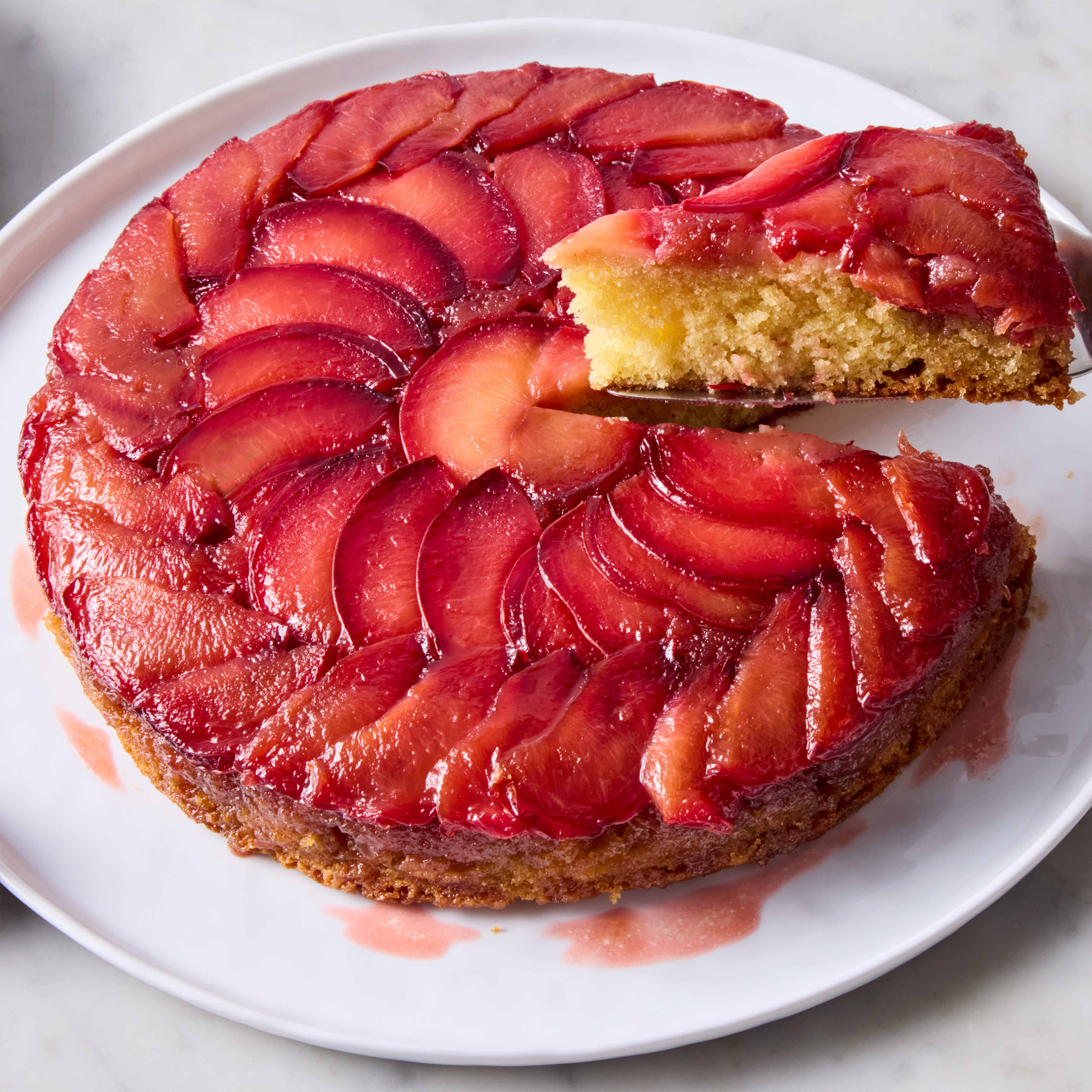 Upside-Down Plum Cake Upside-Down Plum Cake