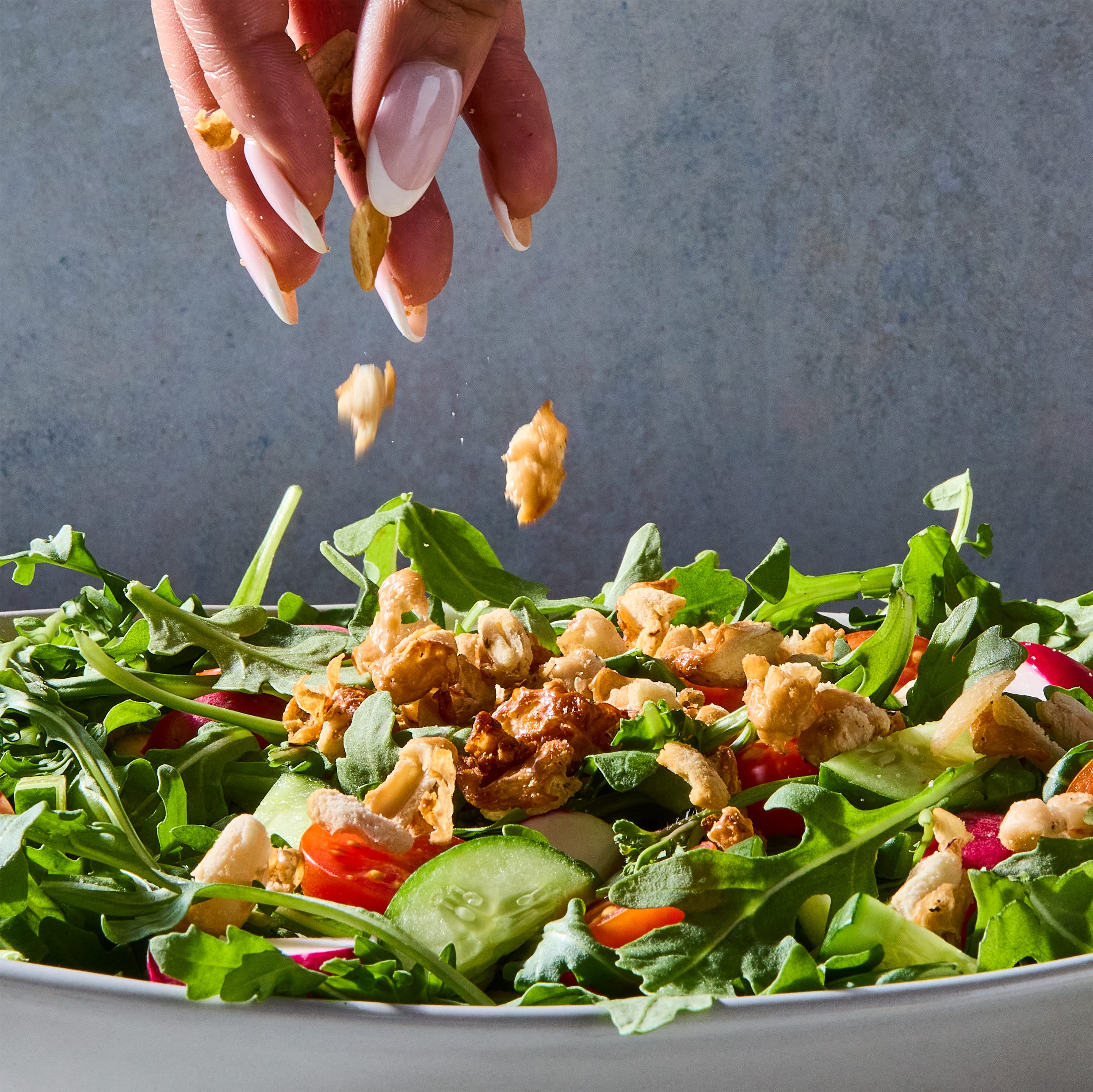 Crispy Bean Croutons Crispy Bean Croutons