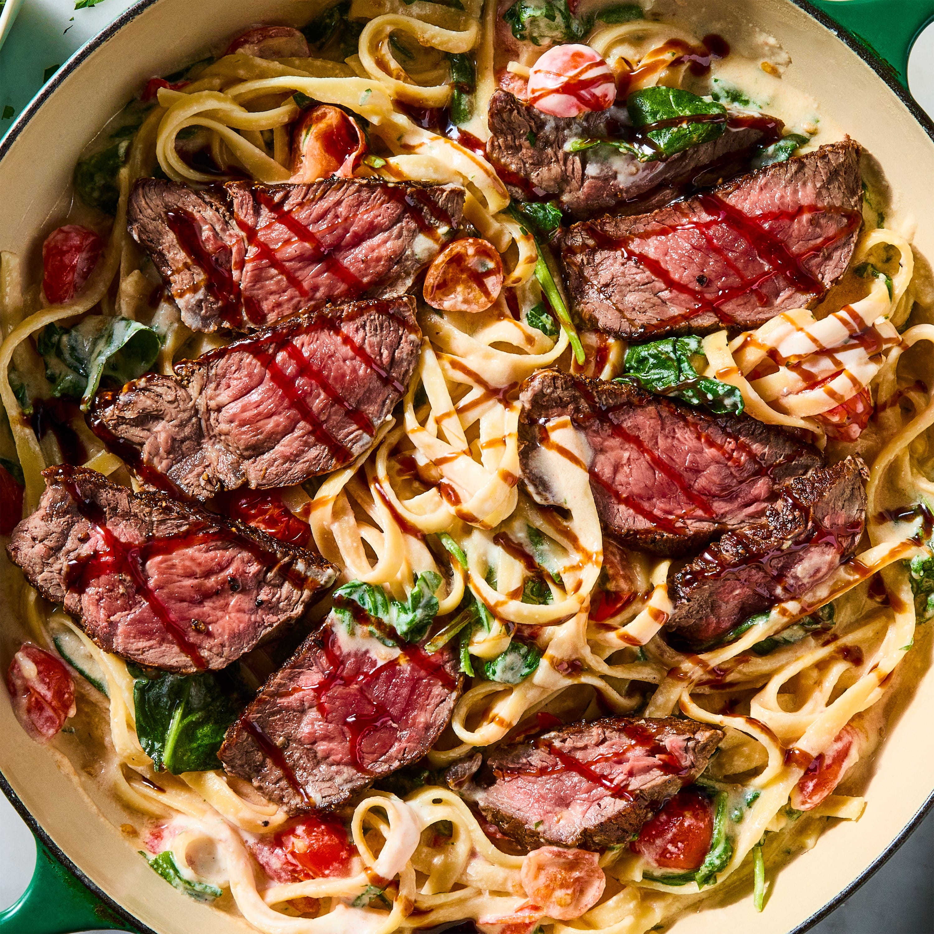 Creamy Steak Fettuccine Creamy Steak Fettuccine