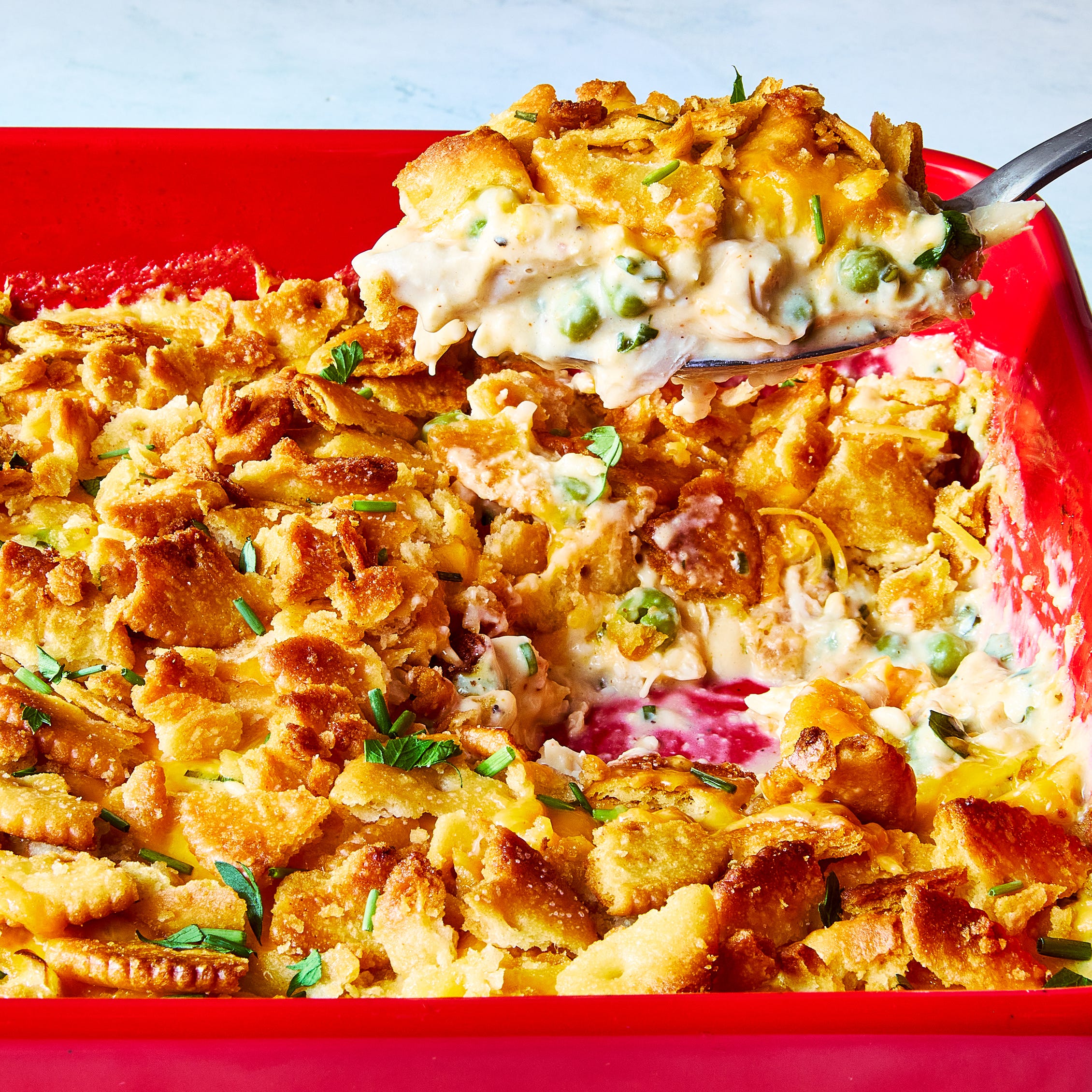 Ritz Cracker Chicken Casserole