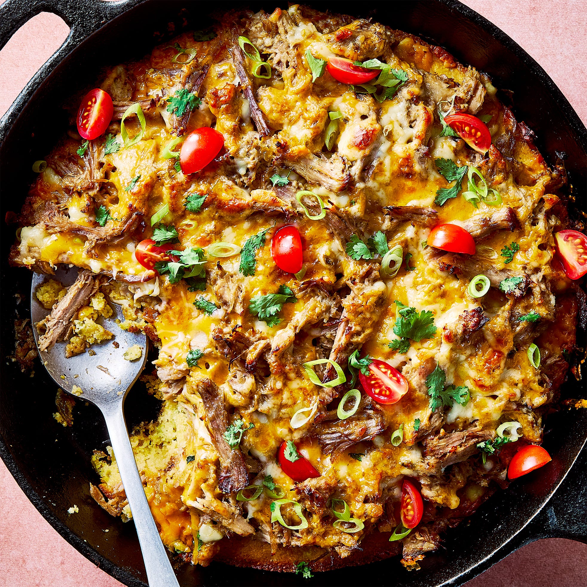 Carnitas Tamale Pie