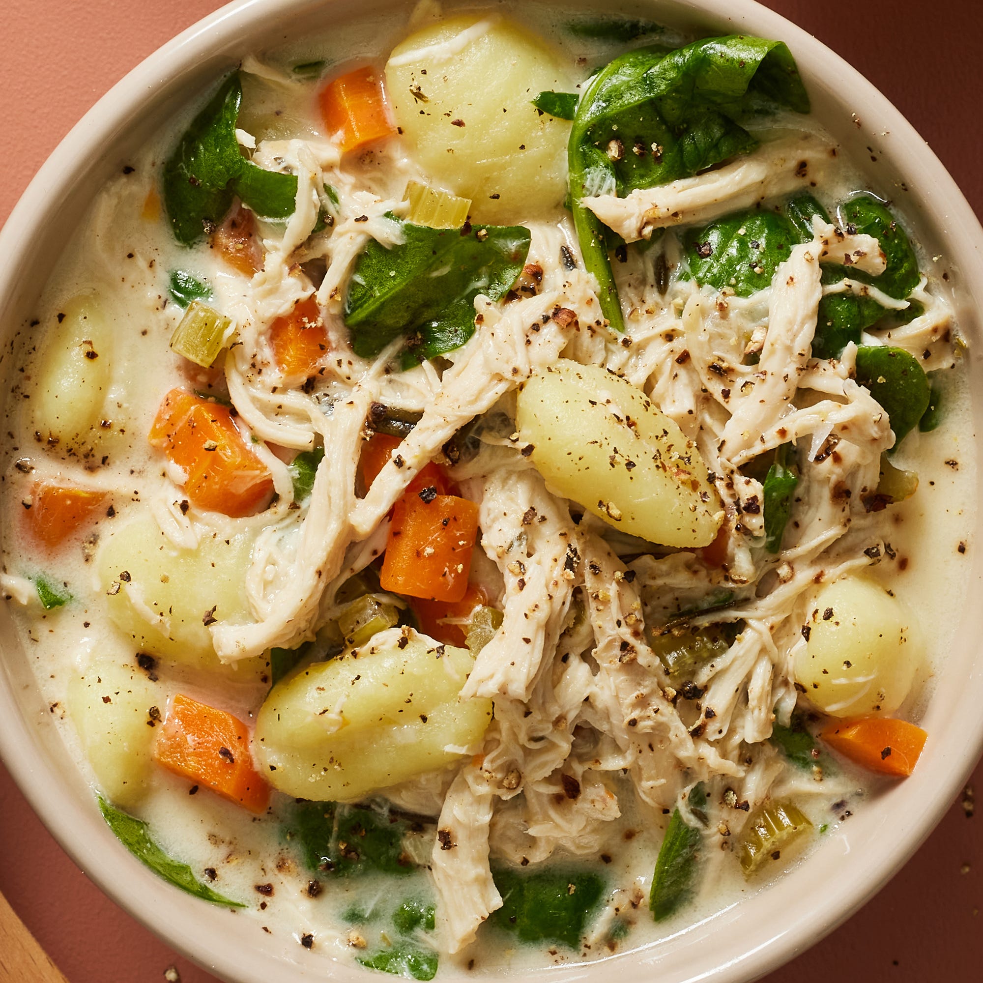 Slow-Cooker Creamy Chicken Gnocchi Soup Slow-Cooker Creamy Chicken Gnocchi Soup