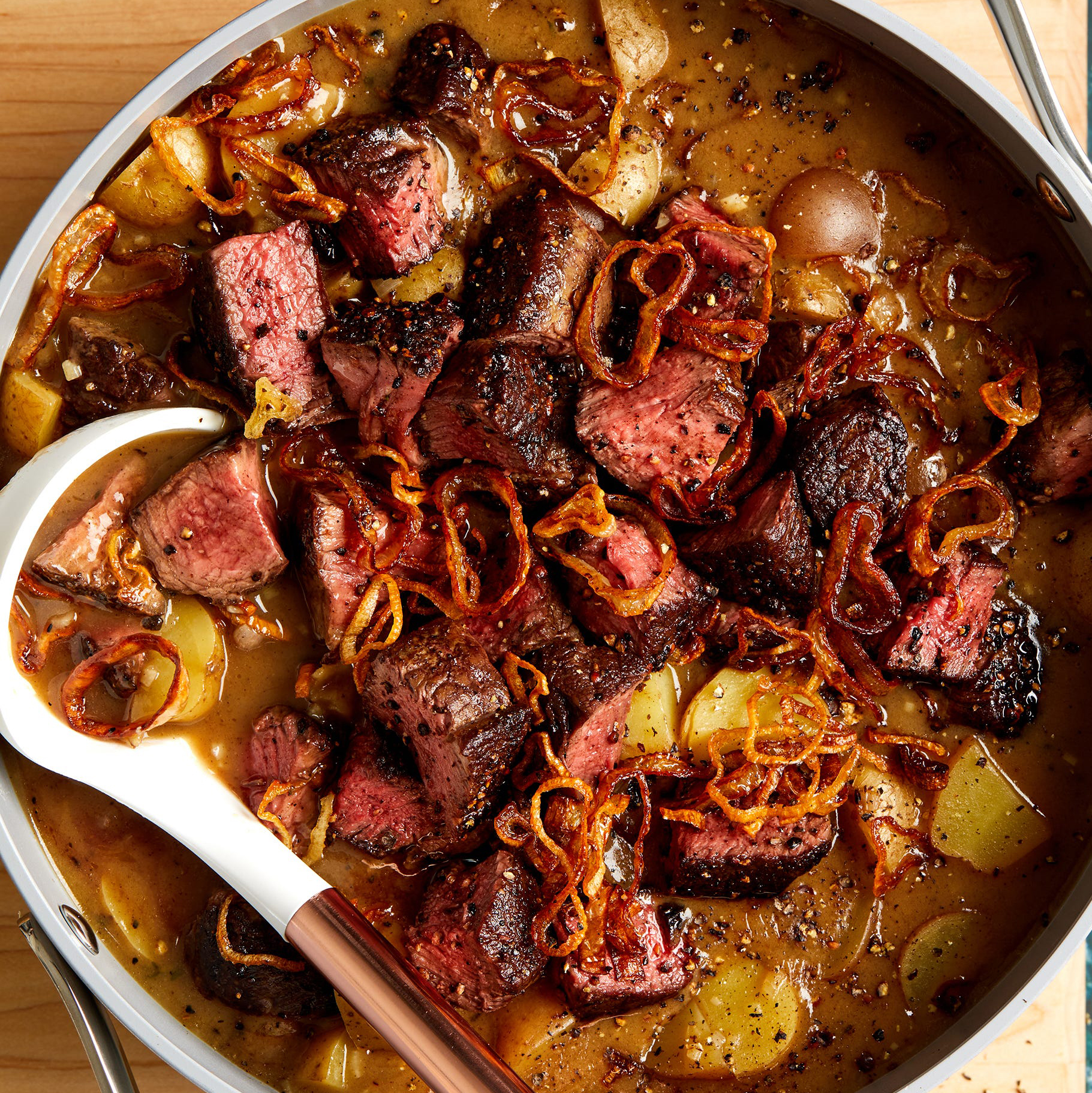 Steak Au Poivre Soup Is The Easy & Impressive Dish I Make Every Time My In-Laws Come Over