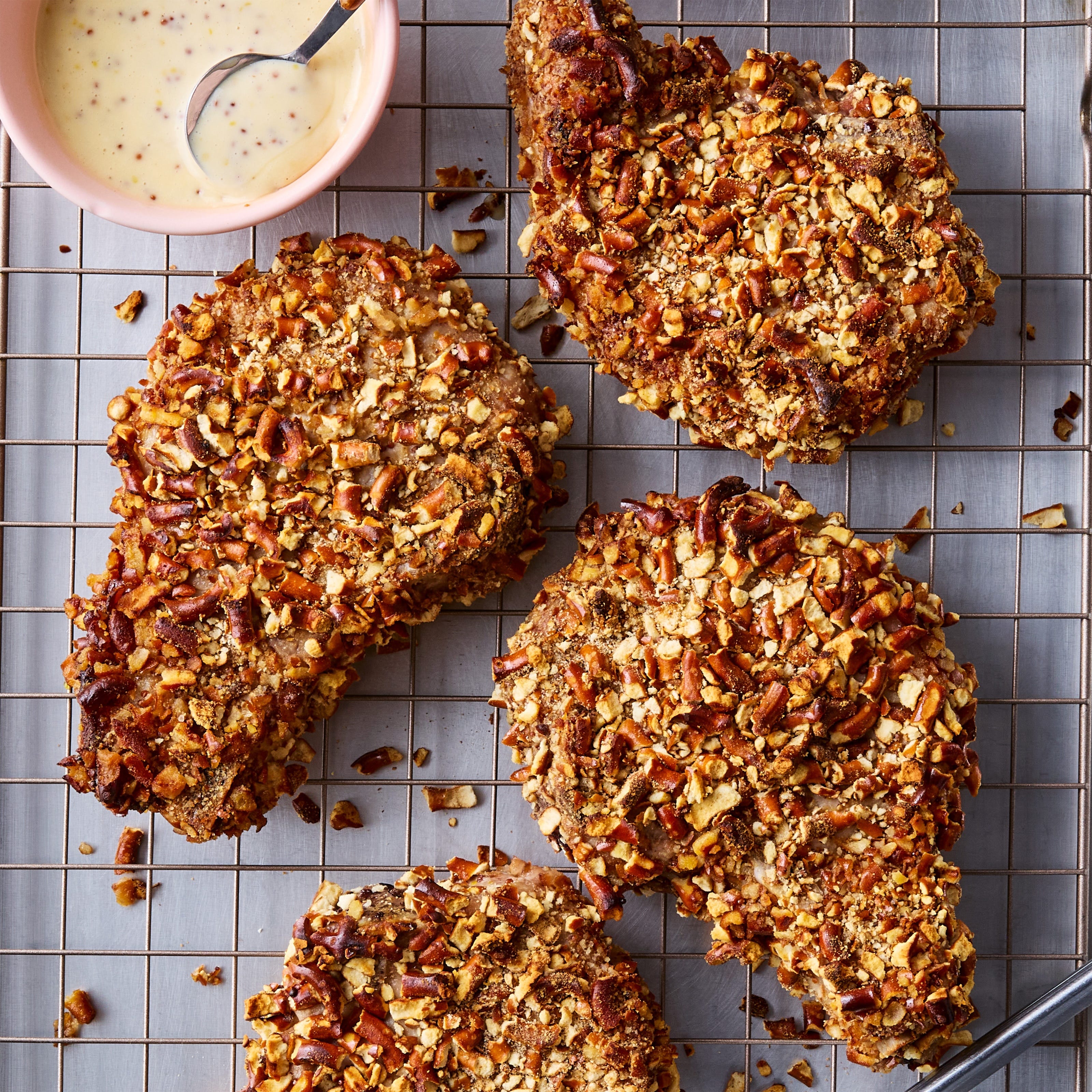 My Pretzel-Crusted Pork Chops Are A 30-Minute Weeknight Masterpiece
