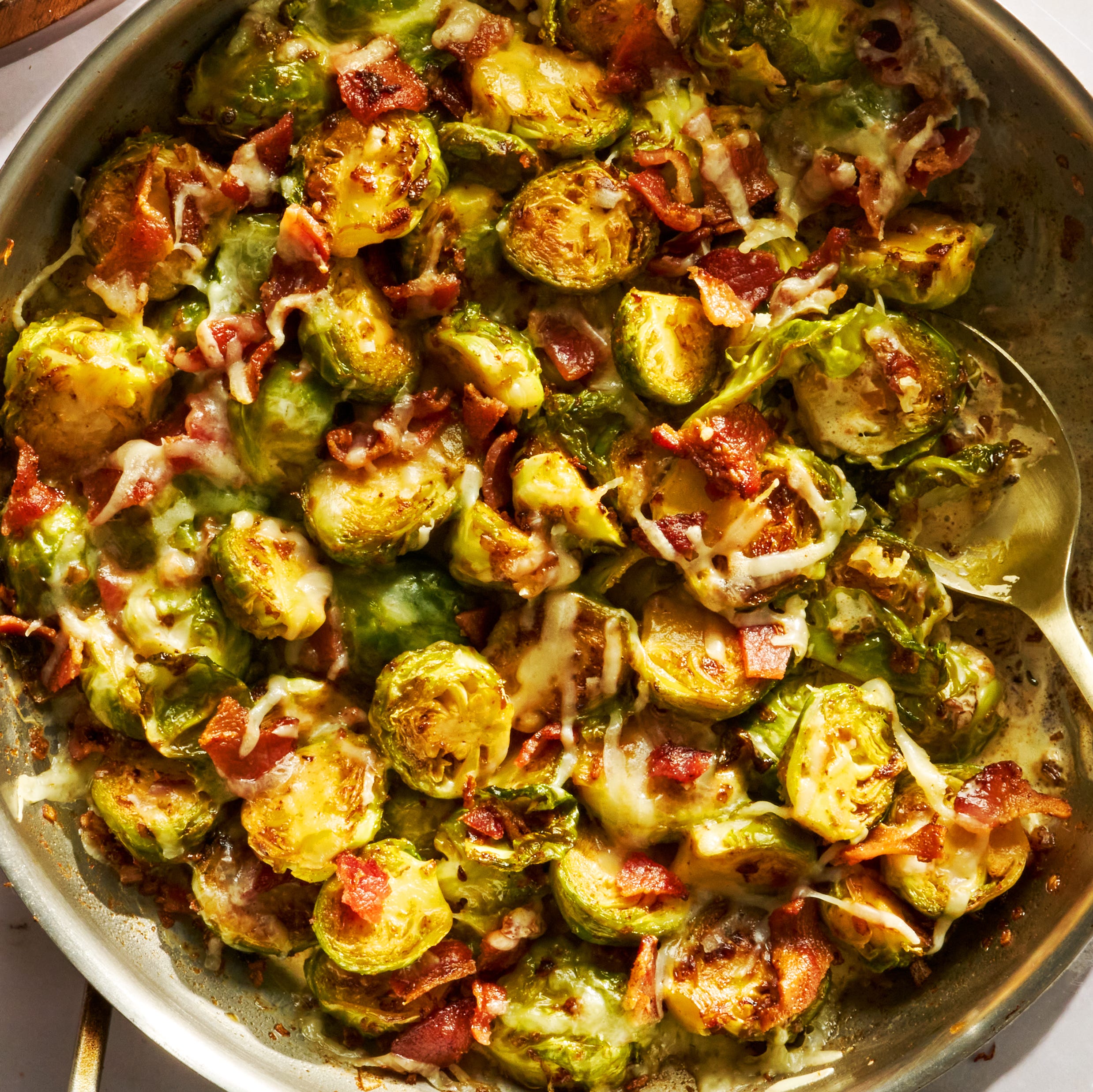 Cheesy Brussels Sprout Bake