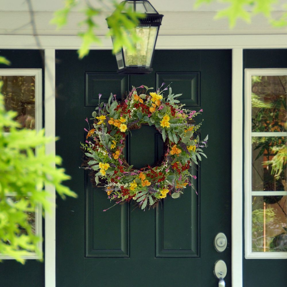 10 Amazon Spring Wreaths That'll Instantly Brighten Your Entryway