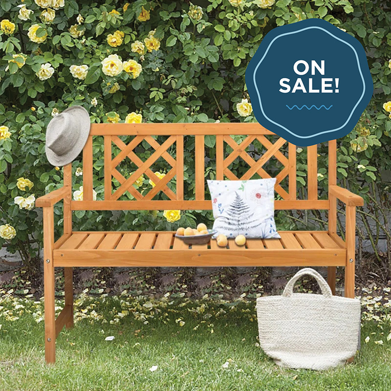 This Storybook Garden Bench Is Under $100 at Wayfair Right Now