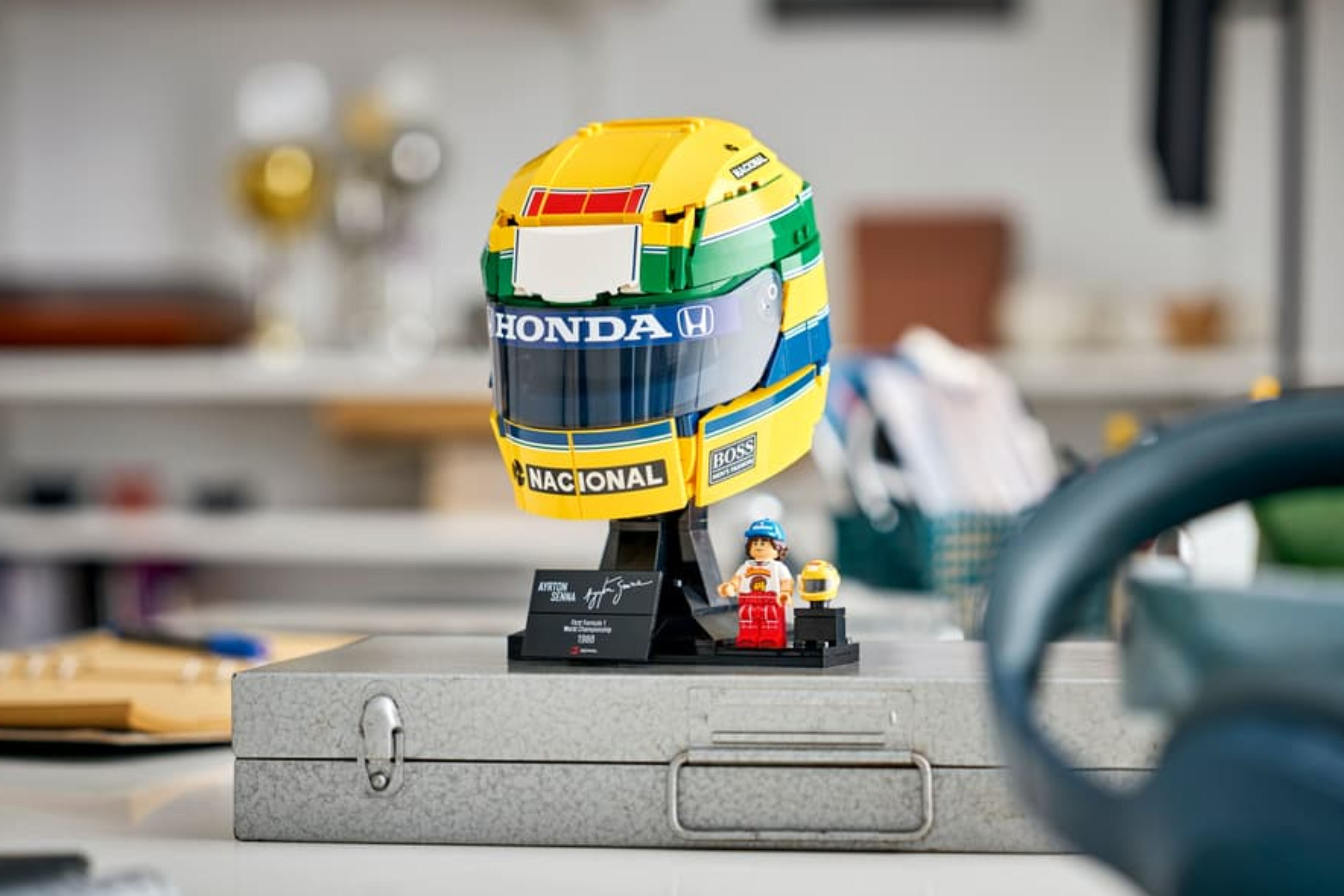 Lego’s Ayrton Senna Helmet Is Up for Preorder—and the Details Are Perfect