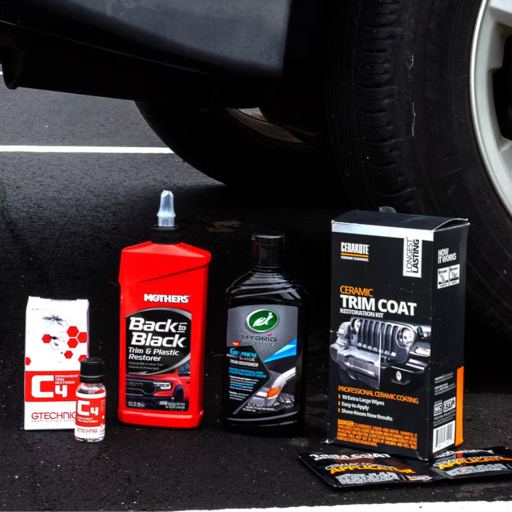Faded Black Trim Ruins a Car's Curb Appeal. These Restorers Actually Fix It. Faded Black Trim Ruins a Car's Curb Appeal. These Restorers Actually Fix It.