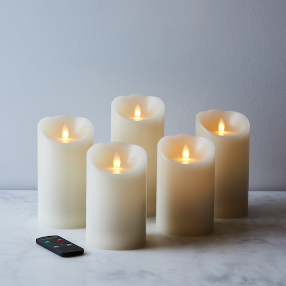 Flameless Wax Candles with Remote