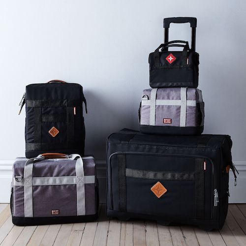 Structured Nylon & Leather Travel Coolers