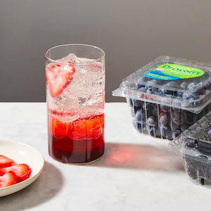 Mixed Berry Shrub Cocktail