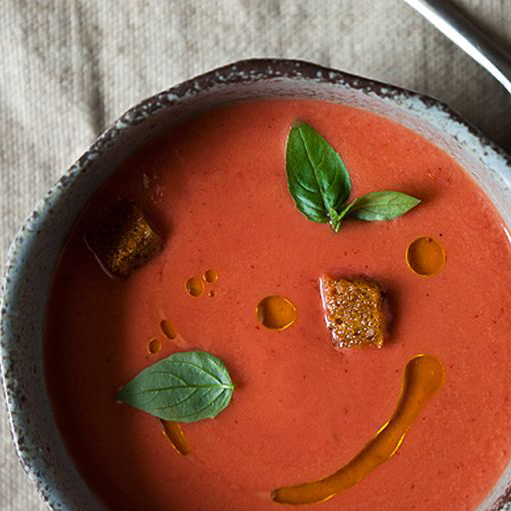   Eleven Madison Park's Strawberry Gazpacho 