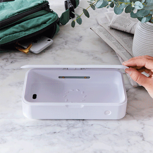 Phone & Accessory Sanitizing Tray