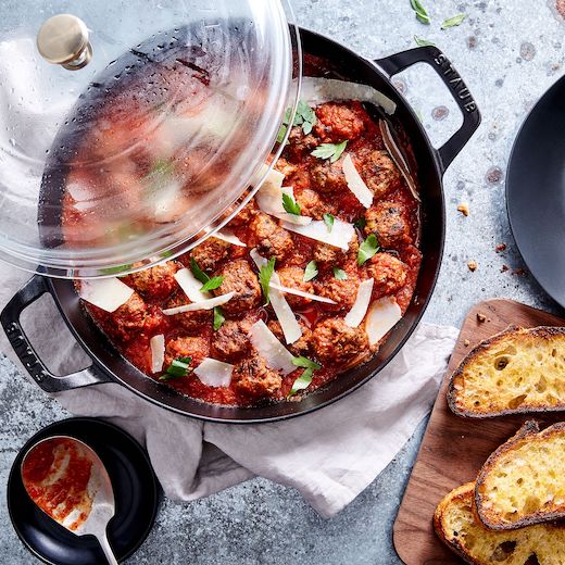 Food52 x Staub Multi-Use Braiser with Glass Lid, 3.5QT