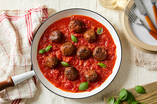 Italian-Style Meatballs With Impossible™ Burger