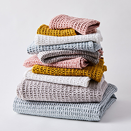 Simple Soft Cotton Waffle Towels