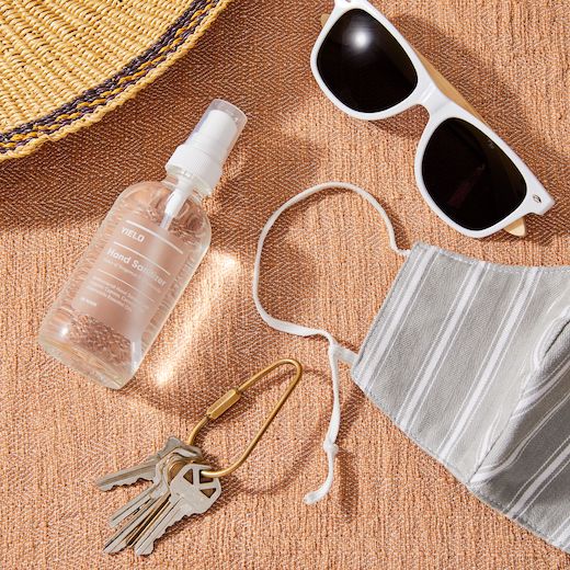 Hydrating Hand Sanitizer Spray in Glass Bottle