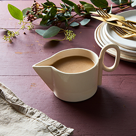 Handmade Ceramic Loop Gravy Boat