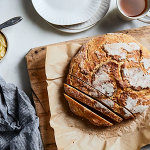 No-Knead Sourdough Bread