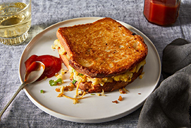 Priya Krishna's Bombay Toast With Roasted Aloo Gobhi