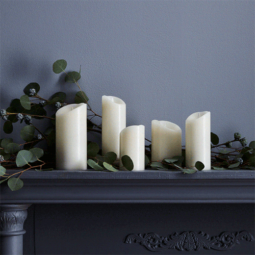 Flameless Wax Candles with Remote