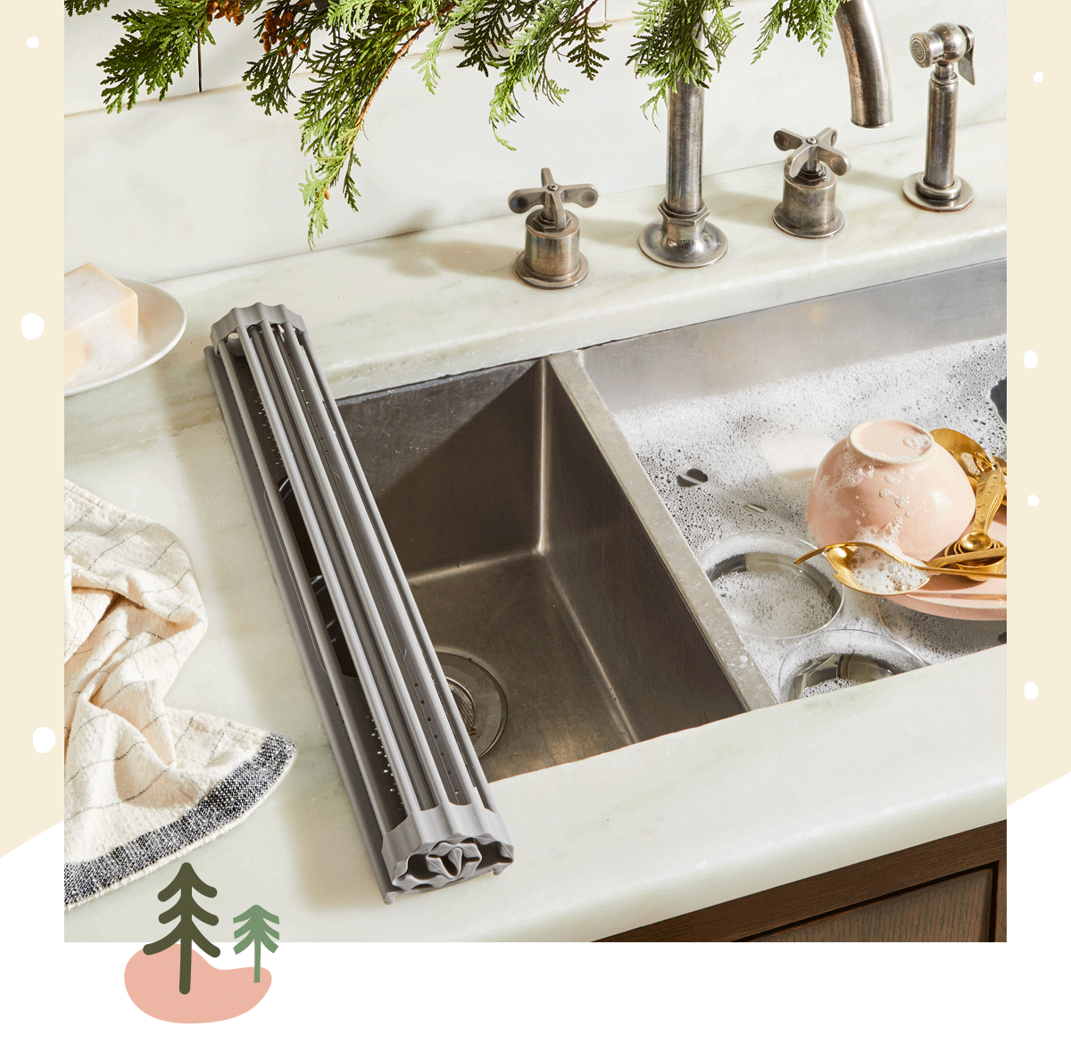 Five Two Over-the-Sink Drying Rack