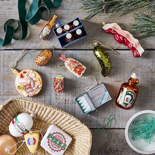 Vintage-Inspired Food Ornaments