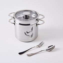 Italian Pasta Pot with Bonus Serving Set, 7QT