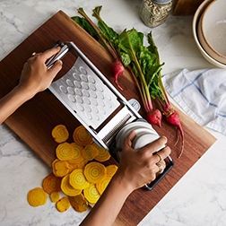 Stainless Steel Mandoline & Slicing Attachment