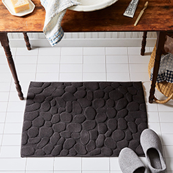 Ishikoro Pebble Stone Cotton Bath Mat