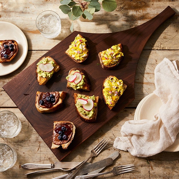 Handmade Walnut Paddle Serving Board