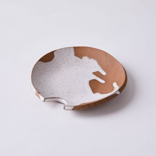 Handmade Ceramic Splatter Spoon Rest